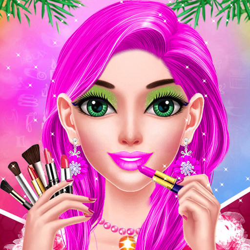 Pink Princess:Makeup & DressUp logo