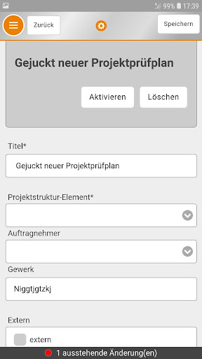 Bau-Checklisten Screen 3