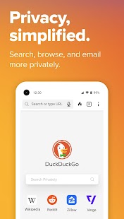 DuckDuckGo Private Browser Schermata