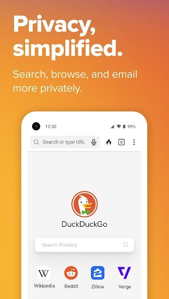 DuckDuckGo Private Browser banner