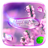 Purple Drops GO Keyboard Theme icon