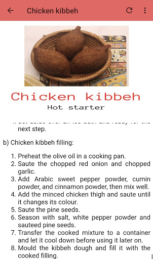 Arabic Food Recipes in English