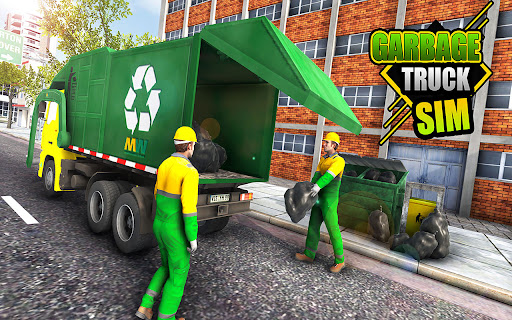 Road Sweeper Garbage Truck Sim  screenshots 14