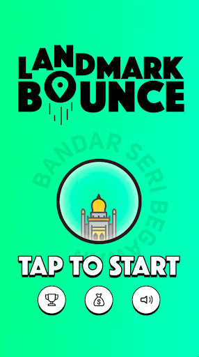 Android application Landmark Bounce screenshort