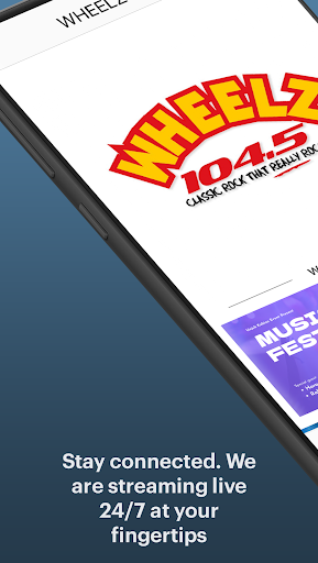 Android application WHEELZ 104.5 screenshort