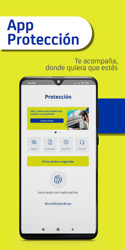 Android application Protección screenshort