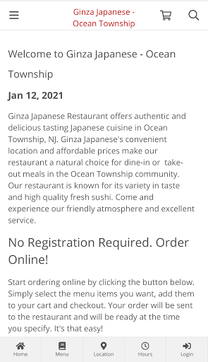 Ginza Japanese Ocean Township Screen 3