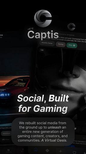 Android application Captis, Social for Gamers screenshort