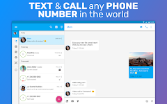 screenshot of TextMe Up Calling & Texts