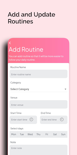 Timetable Time Management App Screen 3