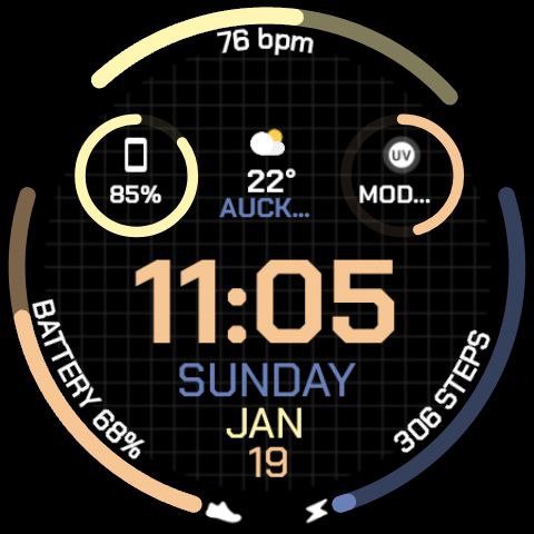 Night 82 - watch face screenshot 23