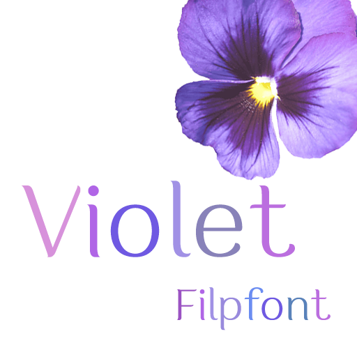 ZF Violet™ Latin Flipfont logo