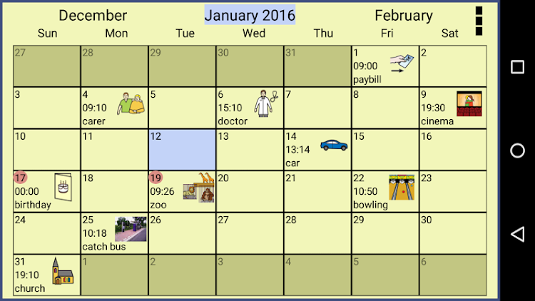 Symbol Calendar AAC Pro - 3.0 - (Android)