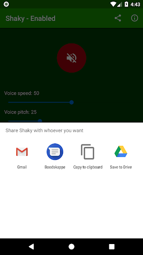 Shaky - Shake and Talk Screen 3