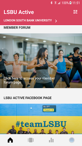 Android application LSBU Active screenshort