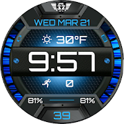 NX BLUE 23 Watchface for WatchMaker