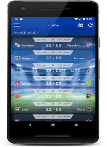 Android application KoraClub screenshort