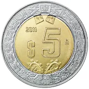 5 pesos