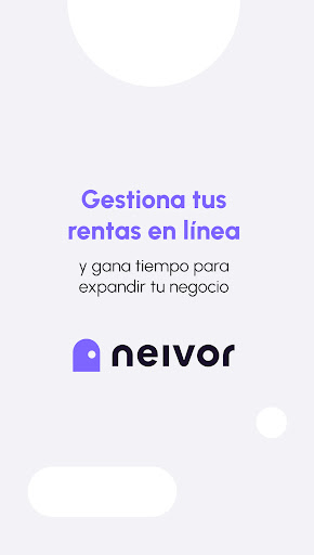 Android application Neivor Rentas screenshort