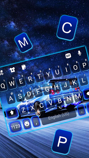 Skyline Racing Keyboard Backgr Screen 2