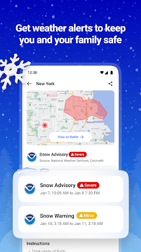 1Weather Forecasts & Radar - Weather - apps