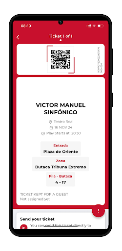 Teatro Real. Business & VIP Screen 3