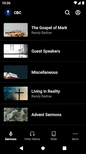 Android application Calvary Bible Church screenshort