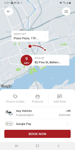 Central Taxi Belleville Screen 3
