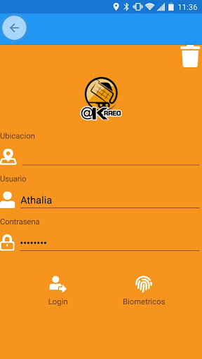 Android application Akrreo screenshort