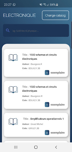Android application Book Finder screenshort