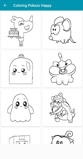 Android application Coloring Pokezz Happy screenshort