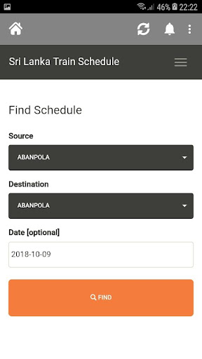 Train Schedule - Sri Lanka