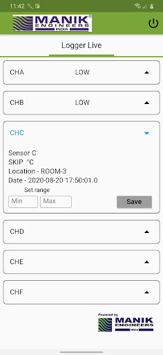 Manik Engineers Datalogger Screenshot 3 - AppWisp.com