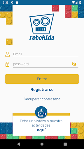 Android application Robokids screenshort
