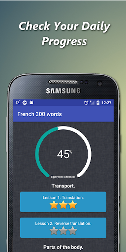 Android application French learning apps screenshort