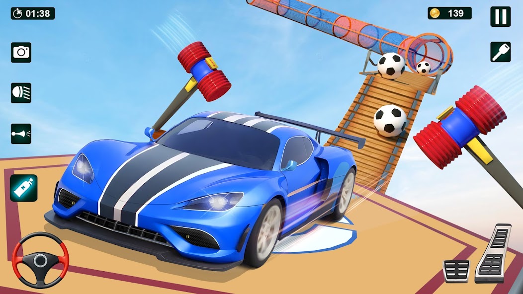 GT Car Stunt Pro: Ramp Game MOD APK screenshot