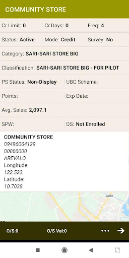 Android application XnappSales CA screenshort