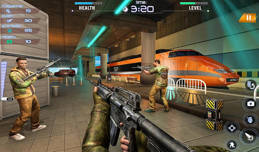 FPS Commando Train Gun Shooter 3.0.10 APK screenshots 7