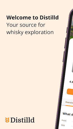 Android application Distilld • Your Whisky App screenshort