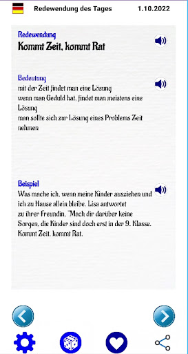 Redewendung des Tages Screen 3