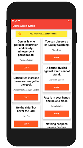 Quotes App In Kotlin