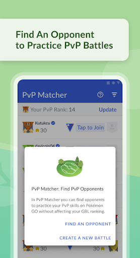 PokeMatch - PvP Battle Finder Screen 3