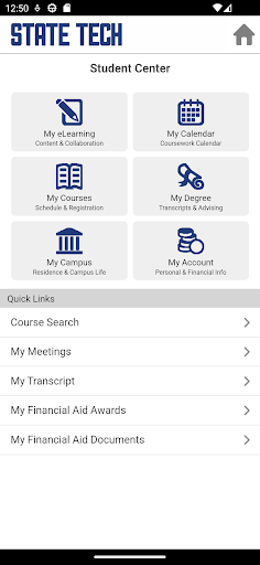 myTech - State Tech Screen 2