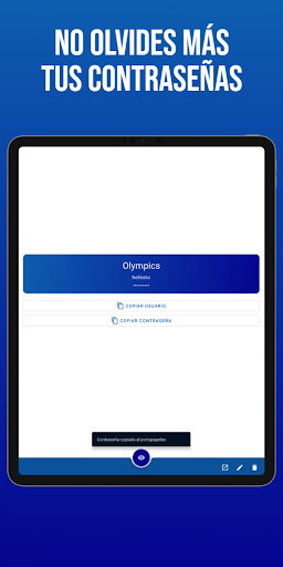 Athena: Password manager Screen 3