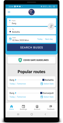 Payal Travels Screen 2