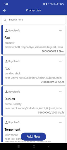 Patidar properties Screen 2