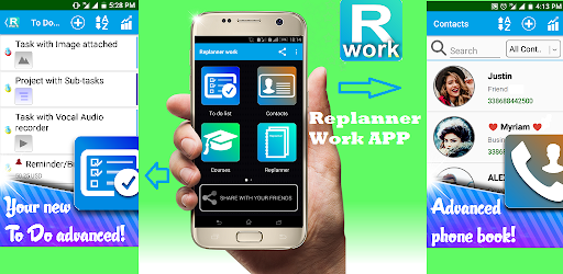 Android application AddressBook Contact ToDo list screenshort