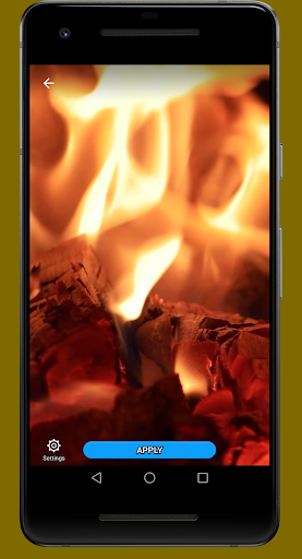 Android application Relax Fireplace Live Wallpaper screenshort