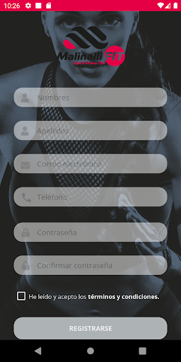 Malinalli Fit Screen 2