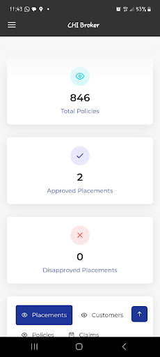my CHI Brokers Screen 2